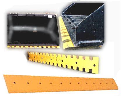 serrated cutting edge skid steer|reversible blade bucket cutting edges.